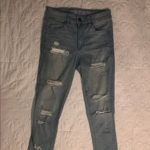 American Eagle Ripped Jeggings